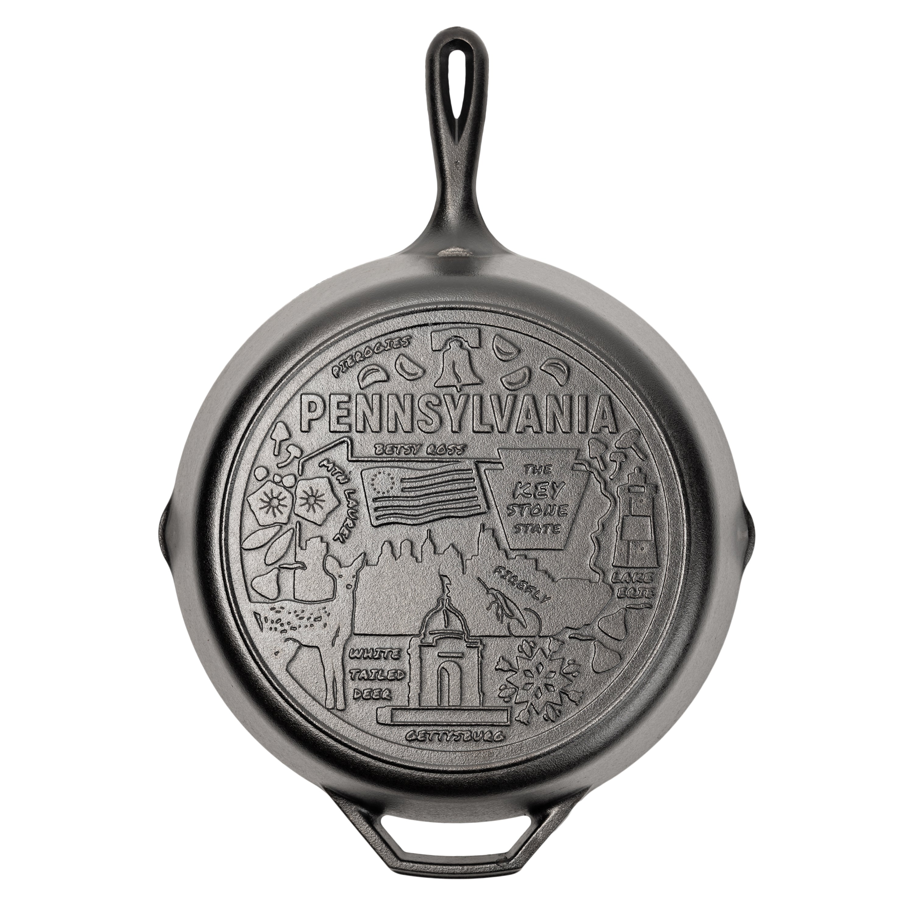 American Road Trip: 12 Inch Seasoned Cast Iron Skillet, Pennsylvania - Image 6