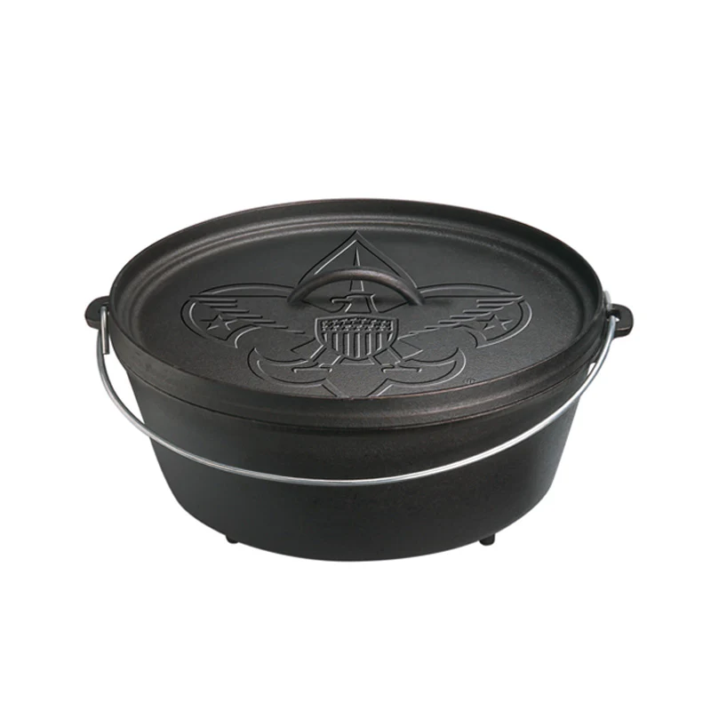 Cast Iron Boy Scout Camp Dutch Oven - Image 7