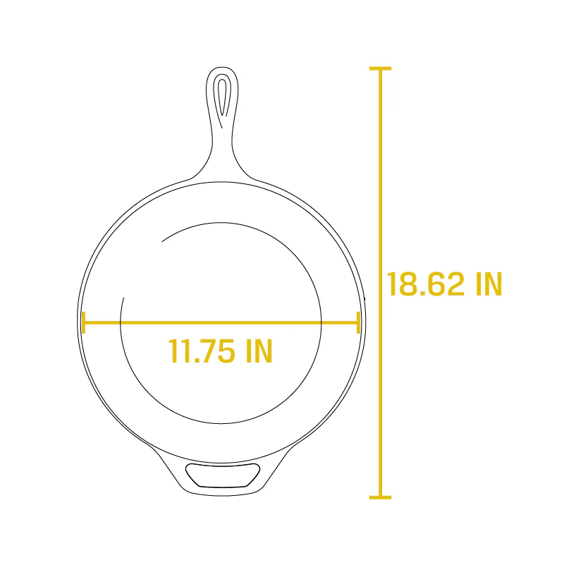 Cast Iron Covered Deep Skillet - Image 10