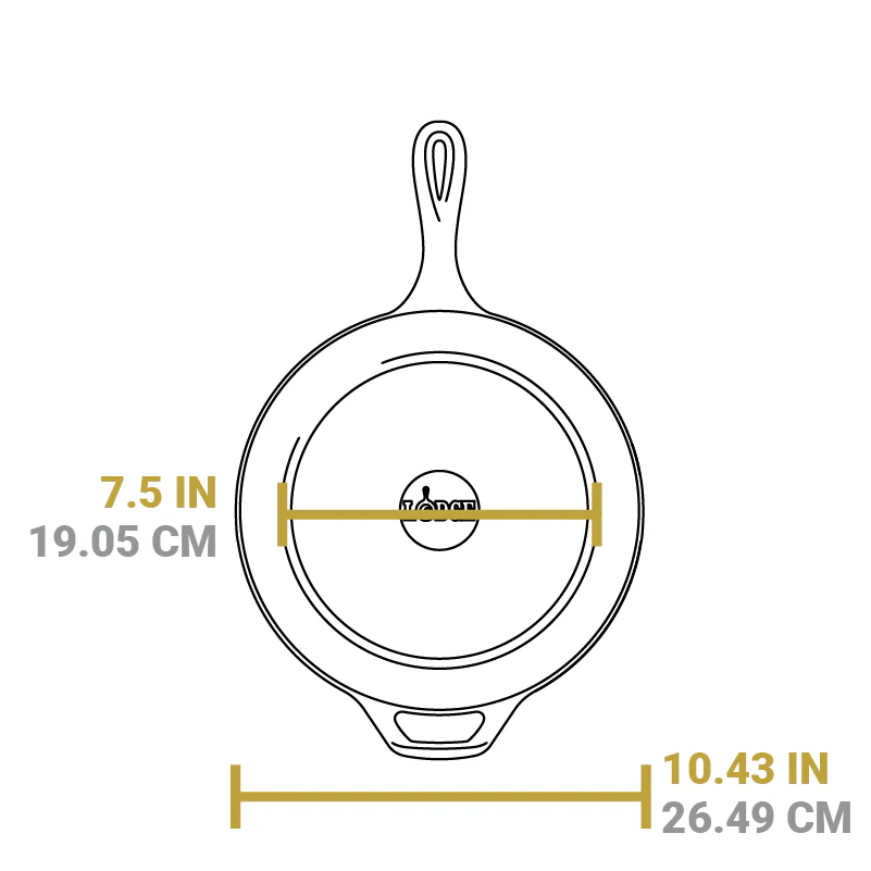 Cast Iron Covered Deep Skillet - Image 19