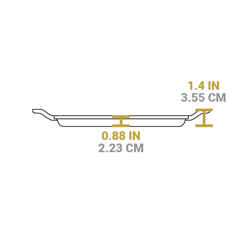 Chef Collection 11 Inch Cast Iron Square Grill Topper - Image 5