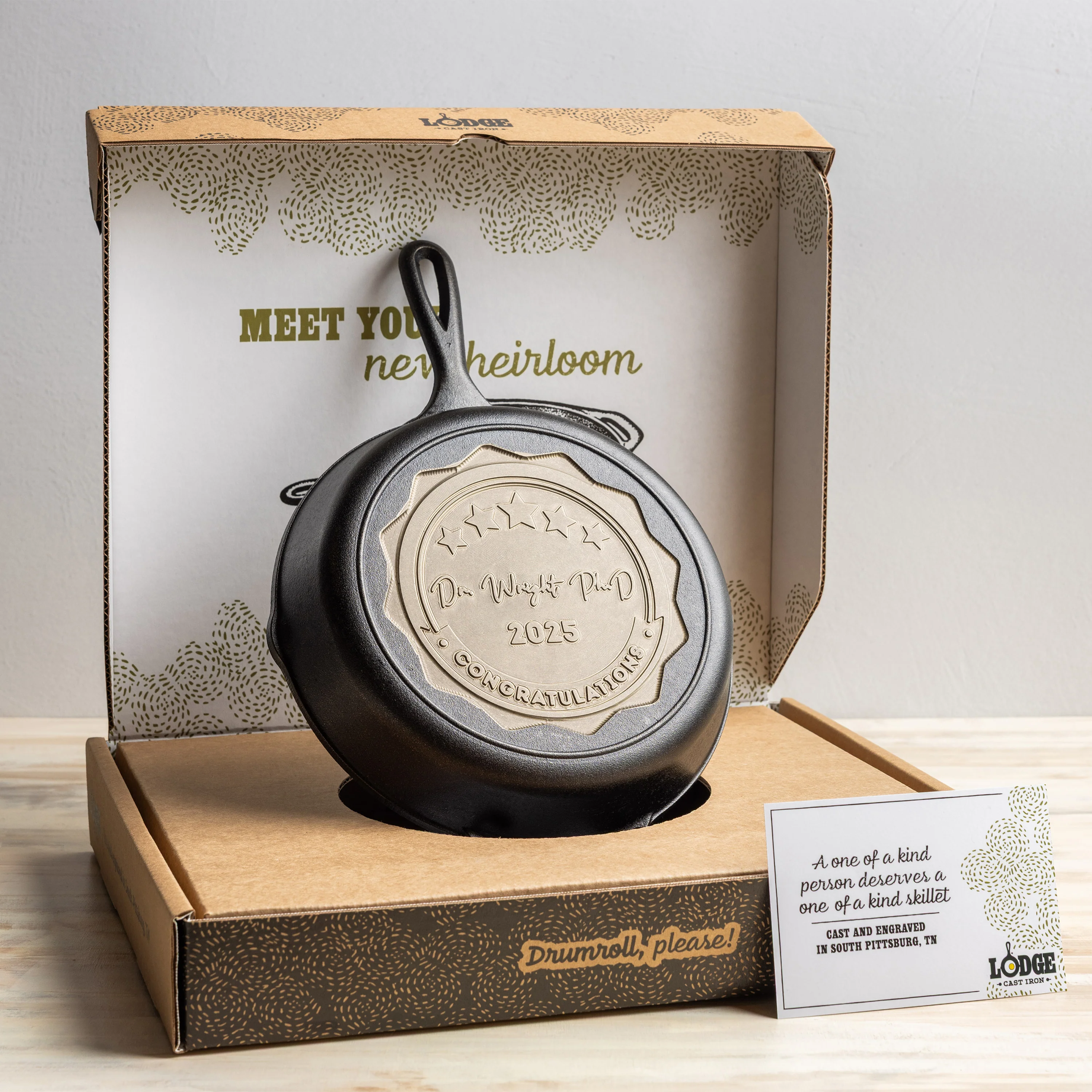 Custom Engraved Award Skillet - Image 9