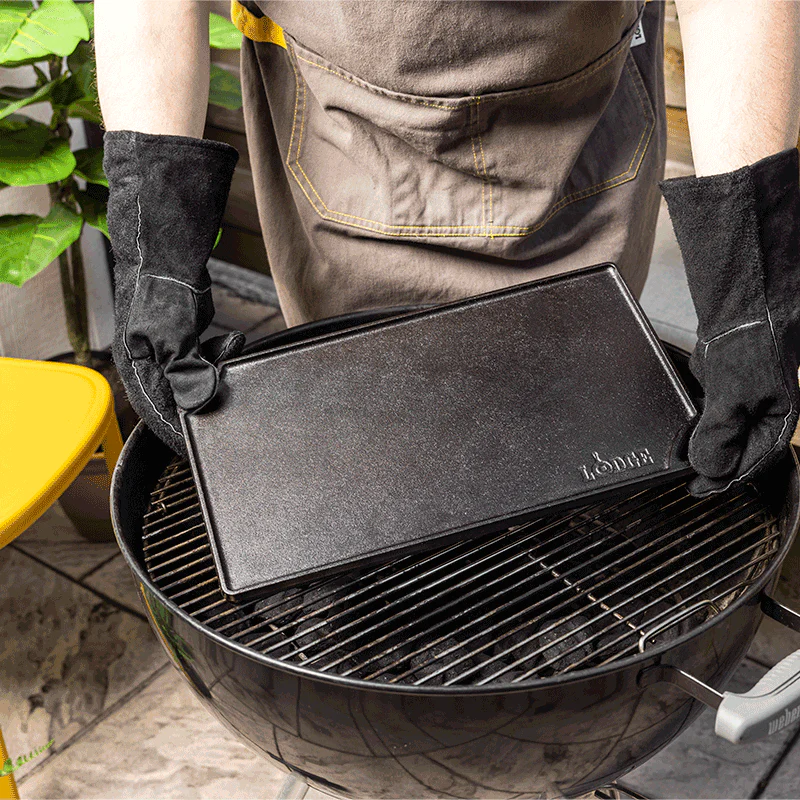 16.75 x 9.5 Inch Double Play Reversible Grill/Griddle - Image 4