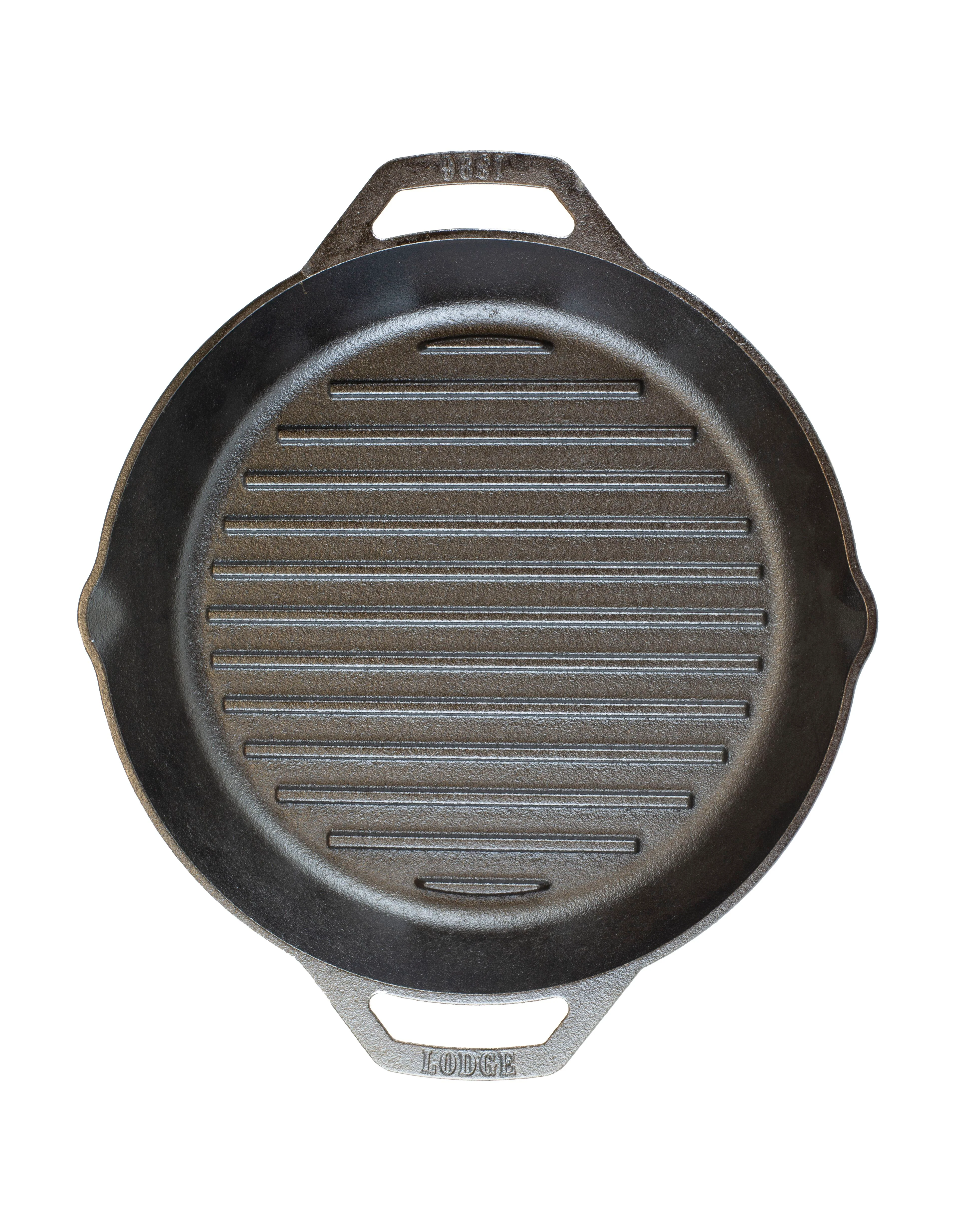 Dual Handle Cast Iron Grill Pan - Image 5