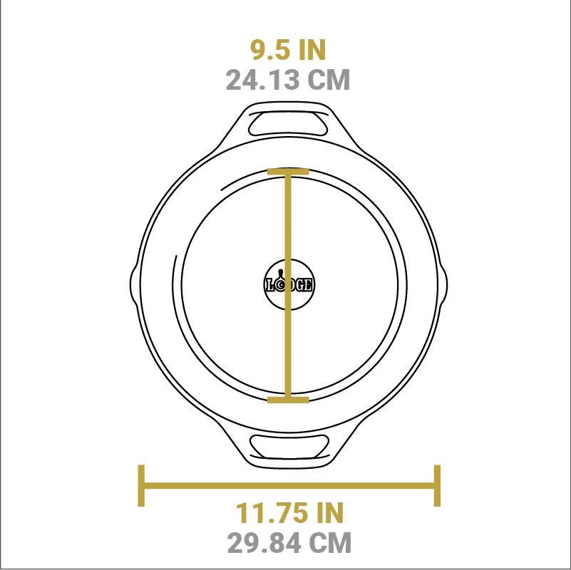 Cast Iron Dual-Handle Pan - Image 44