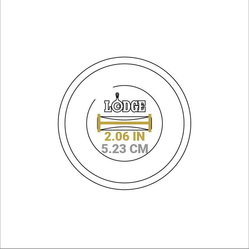 Heat-Treated 5 Inch Cast Iron Lid - Image 4