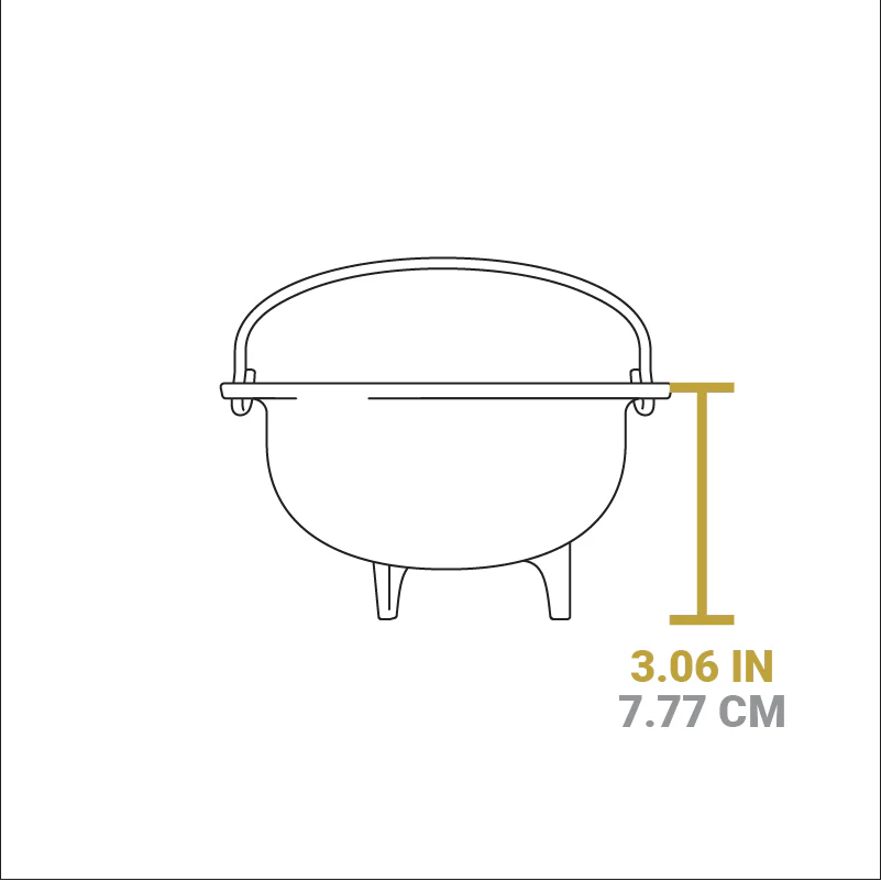 Heat-Treated Cast Iron Mini Kettle - Image 4