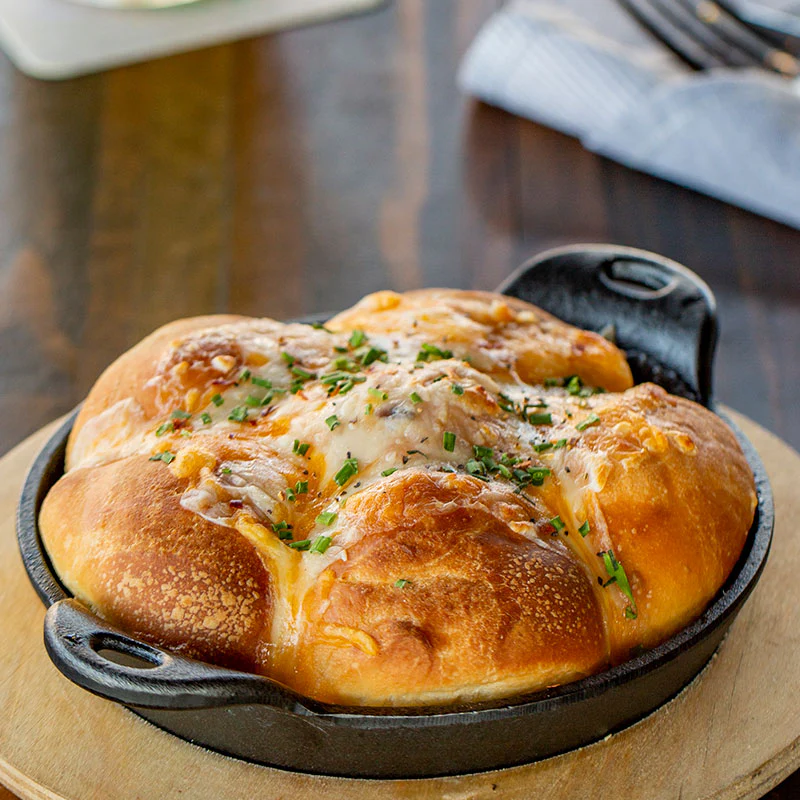 Heat-Treated 14 Ounce Round Cast Iron Mini Server  - Image 3