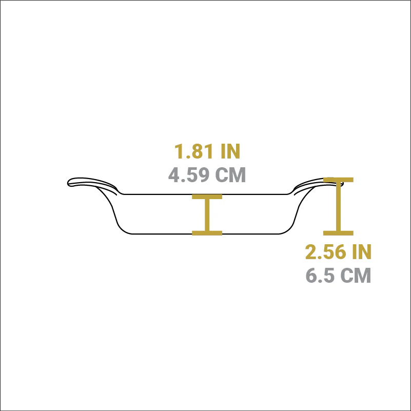 Heat-Treated 36 Ounce Oval Cast Iron Server  - Image 4