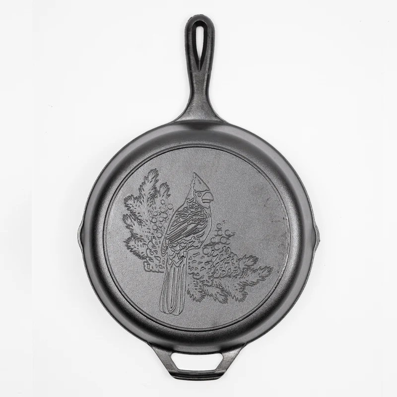 Lodge 10.25 Inch Seasoned Cast Iron Cardinal Skillet - Image 7
