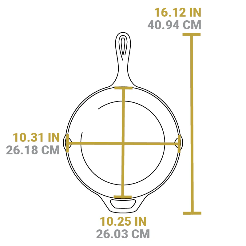 Lodge 10.25 Inch Seasoned Cast Iron Holiday Gnome Skillet  - Image 4