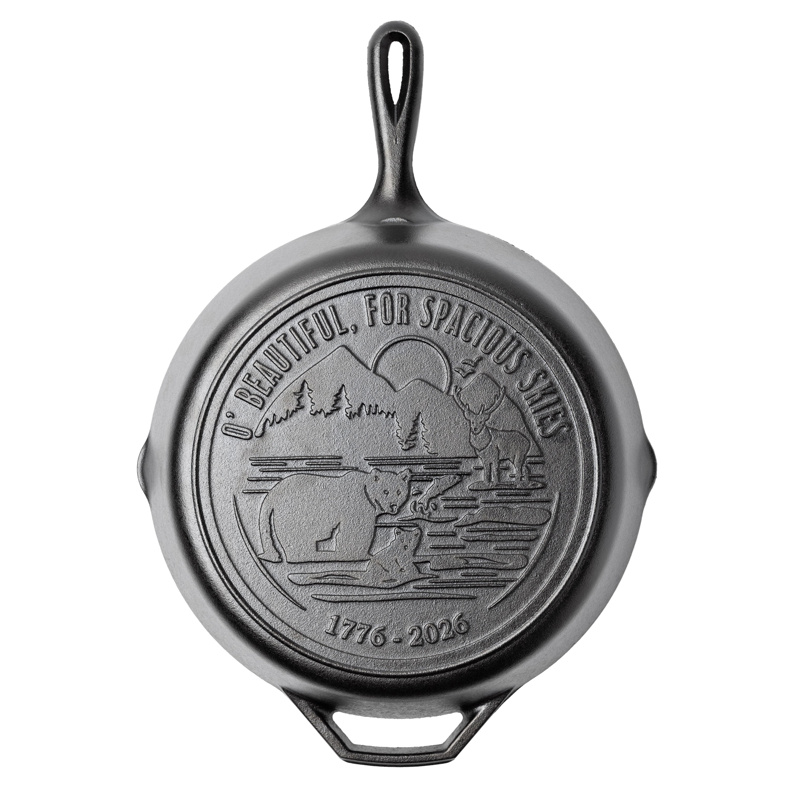 Lodge 12 Inch Seasoned Cast Iron Skillet, Spacious Skies - Image 8