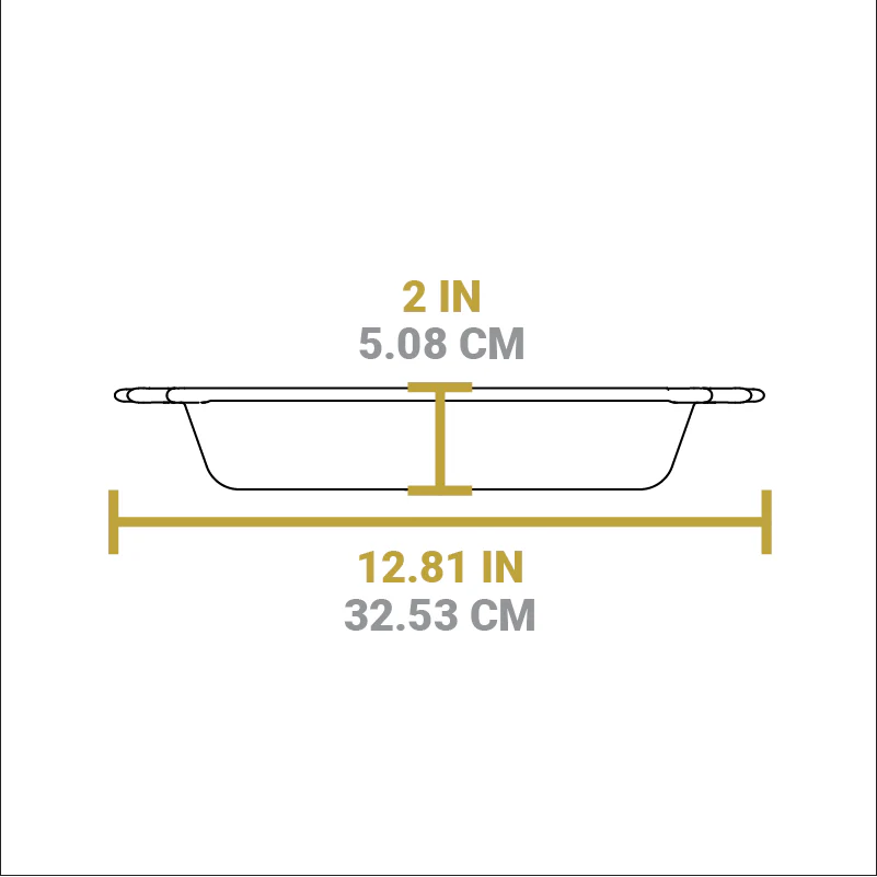 10.25 Inch Seasoned Cast Iron Baker's Skillet - Image 4