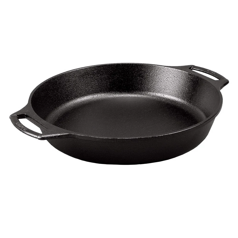 10.25 Inch Seasoned Cast Iron Baker's Skillet - Image 7