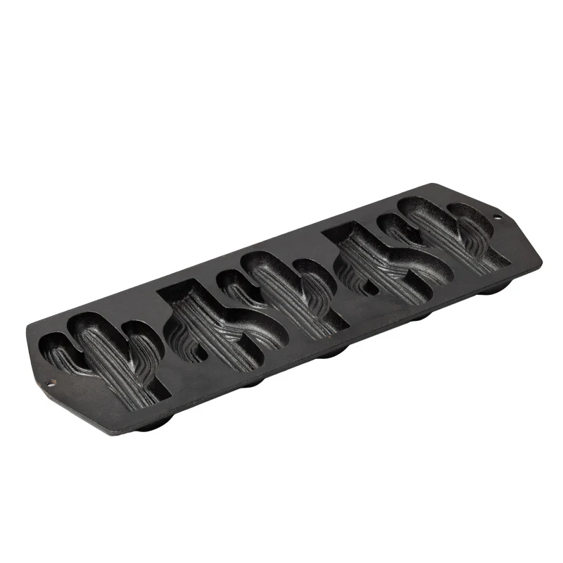 Seasoned Cast Iron Cactus Pan - Image 2