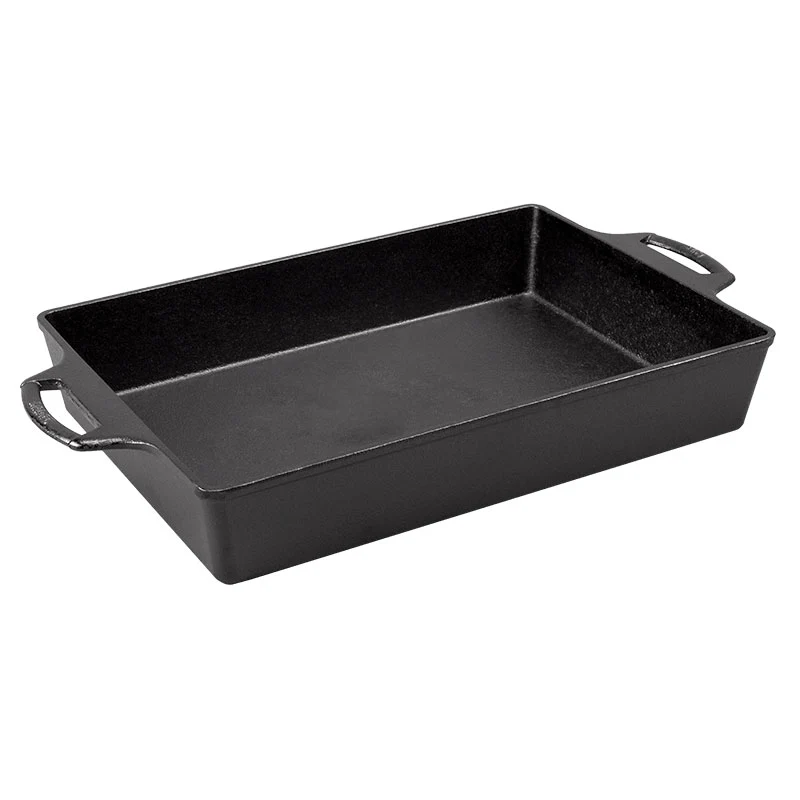 9 x 13 Inch Seasoned Cast Iron Casserole - Image 9