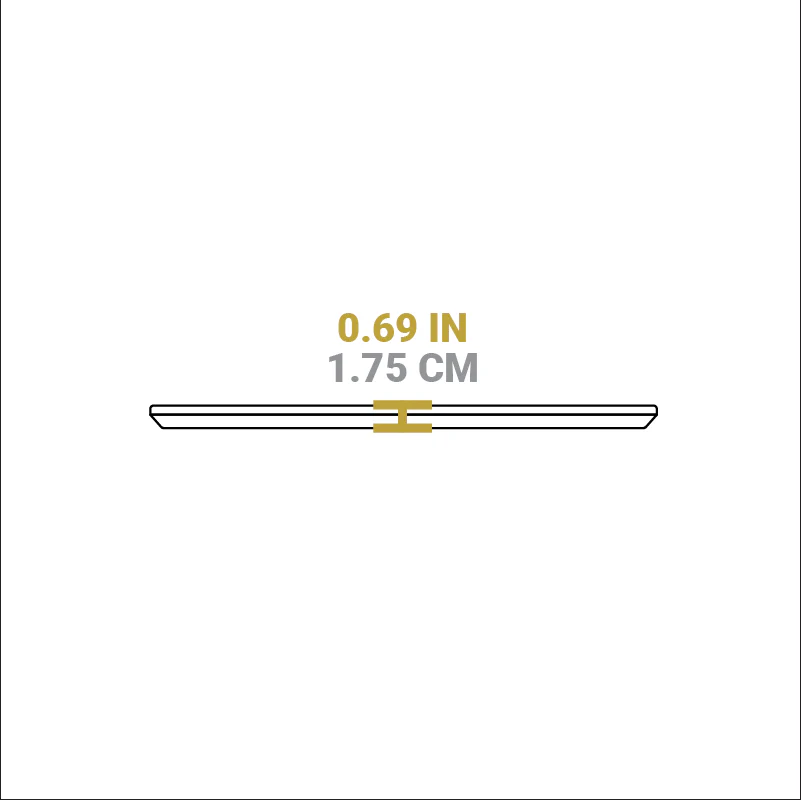 13.25 Inch Jumbo Oval Walnut Wood Underliner - Image 5