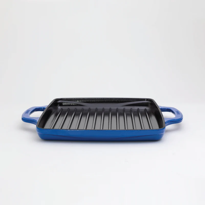 USA Enamel 11 Inch Enameled Cast Iron Grill Pan - Image 7